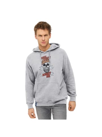 Derbe Hoodie in grey melange