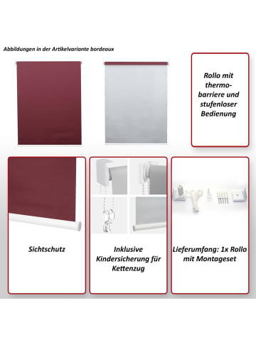 MCW Rollo D52, 70x160cm, Weiß/rot/beige