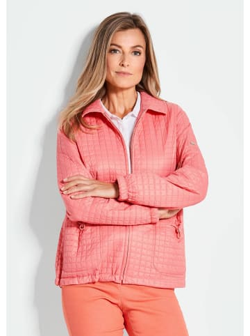 GOLDNER Kurzgröße:  Leichte Jacke mit Waffelstepp in pfirsich