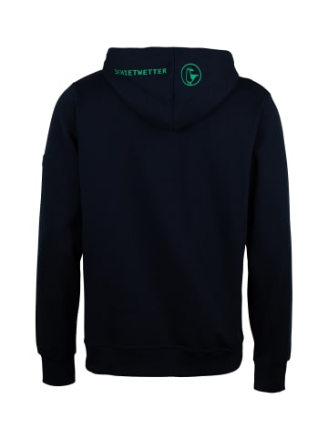 SCHIETWETTER Hoodie "Tammo Talisman" in navy/neongreen