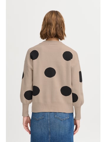 b. young BYOMME DOT JUMPER - KNIT Regular fit in Humus Mix