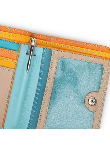 MYWALIT Medium Wallet Geldbörse Leder 11 cm sardinia