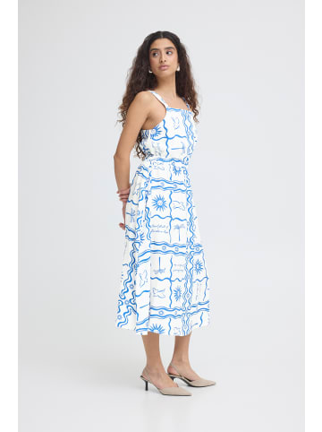 ICHI Casual IHFIRISA Regular fit in BLUE TILE PRINT