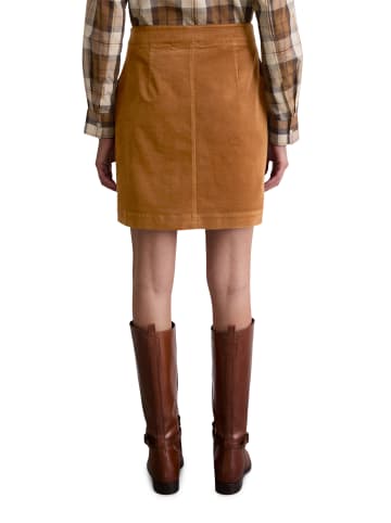 Marc O'Polo Cord-Minirock A-Shape in Umbra Brown