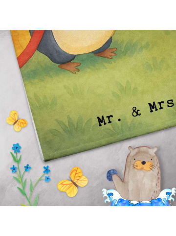 Mr. & Mrs. Panda Kleines Handtuch Feuerwehrmann Leidenschaft Des... in Weiß