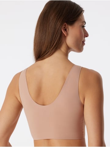 Schiesser Bustier mit Pads Invisible Soft in maple