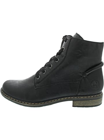 rieker Schnürstiefelette Schwarz