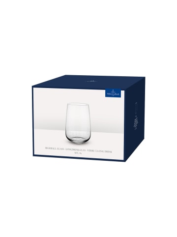 Villeroy & Boch 4er Set Longdrinkgläser Afina 300 ml in transparent