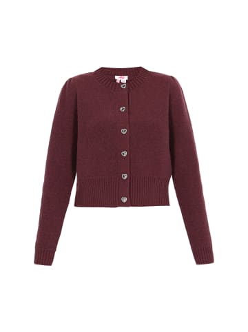 myMo Women Cardigan in burgundy
