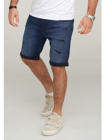 Jack & Jones Jeansshorts - JJIRICK JJIINFINITY SHORTS in Dark Blue Denim