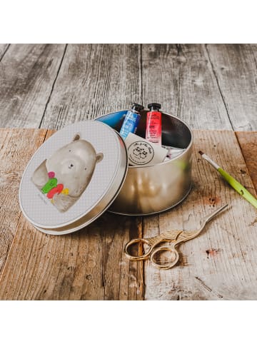 Mr. & Mrs. Panda zuckerdose Bär Gefühl ohne Spruch in Grau Pastell