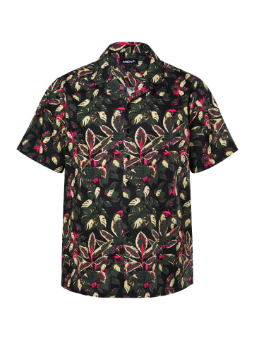 Men Plus Hemd in schwarz