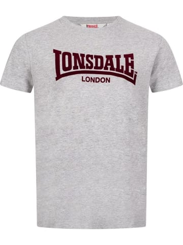 Lonsdale T-Shirt "Ll008 One Tone" in Grau