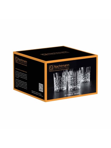 Nachtmann 4er Set Whiskygläser Highland 345 ml in transparent