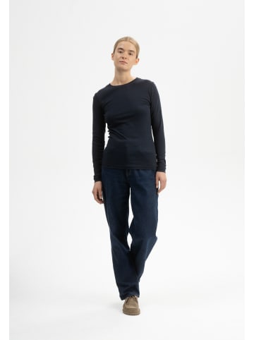 MELA Damen Basic Langarmshirt DHIVYA