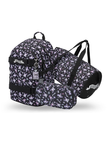 BAAGL 3-tlg. Set: Schulrucksack Skate in Schwarz Kuromi Black