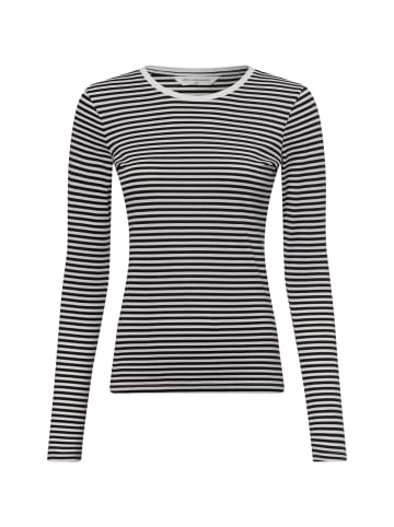 MOSS COPENHAGEN Langarmshirt MSCHGemma Hadrea O Top in schwarz weiß