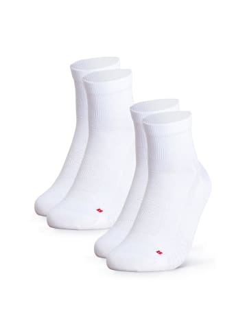 Occulto 2er Pack kurze Rennradsocken Thomas in Weiß