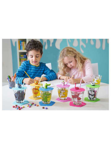 LEONARDO 6er Set Kinderbecher mit Deckel Bambini 215 ml bunt in bunt