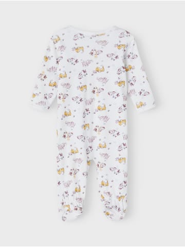 name it Mädchen Schlafstrampler mit Knopf und Katzenmotiv Valerian 62