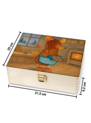 Mr. & Mrs. Panda Teebox Maus Kekse Design ohne Spruch in Weiß