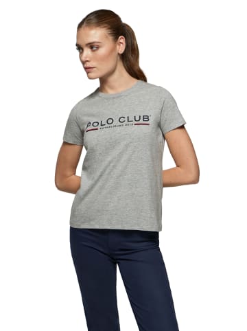 Polo Club T-Shirt in Gräu Vigore