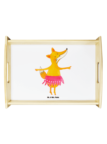 Mr. & Mrs. Panda Tablett Fuchs Ballerina ohne Spruch in Weiß