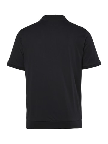 Men Plus Poloshirt in schwarz