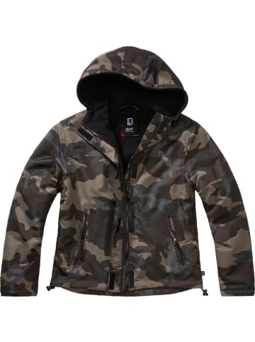 Brandit Jacke "Women Frontzip Windbreaker" in Camouflage