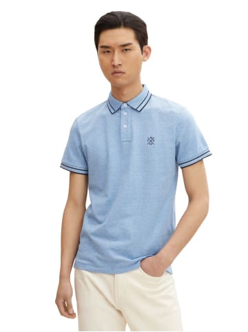 Tom Tailor Poloshirt TWOTONED in Blau