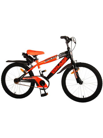 Volare Kinderfahrrad Sportivo Jungen 18 Zoll Kinderrad in Neon Orange Schwarz 4 Jahre