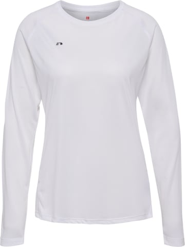 Hummel Sportshirt "Beat W T-Shirt Longsleeve" in Weiß