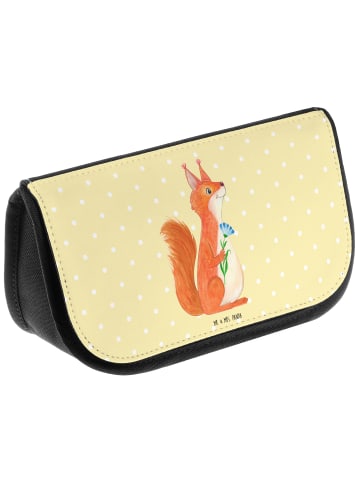 Mr. & Mrs. Panda Organizer Tasche Eichhörnchen Blume ohne Spruch in Gelb Pastell