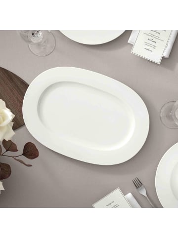 Villeroy & Boch Servierplatte oval Royal 41 cm weiß in weiß