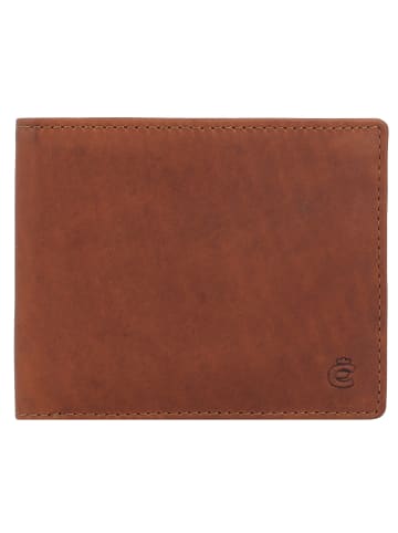 Esquire Dallas Geldbörse RFID Schutz Leder 12 cm braun