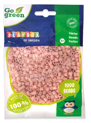 Playbox Bügelperlen Go green Midi 1000 Stk. hellbeige - ab 5 Jahren