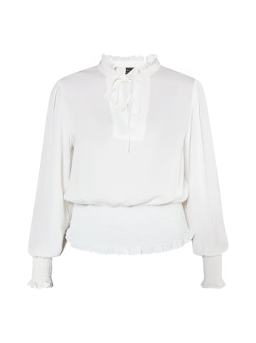 faina Bluse in Wollweiss