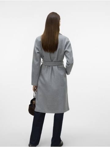 Vero Moda Mantel in Light Grey Melange