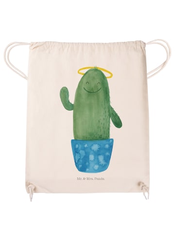 Mr. & Mrs. Panda Sportbeutel Kaktus Heilig ohne Spruch in Creme
