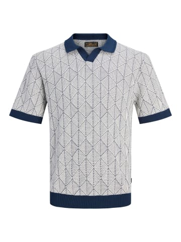 Jack & Jones Gestricktes Polo in Pageant Blue