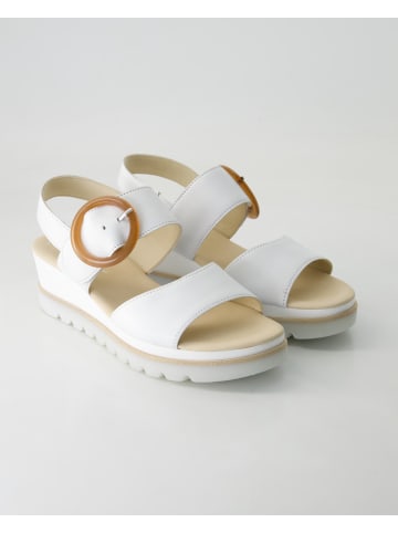 Gabor Plateau Sandalen in Weiß