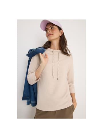 Cecil Langarmshirt in oat milk beige