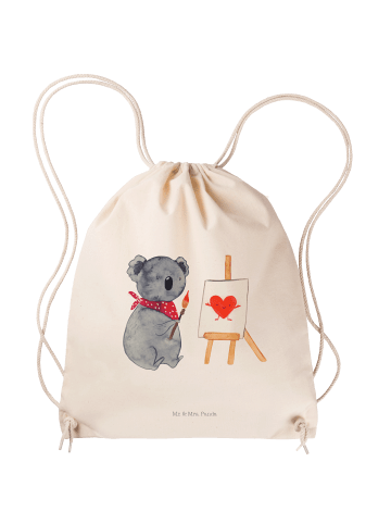 Mr. & Mrs. Panda Turnbeutel Koala Künstler ohne Spruch in Creme