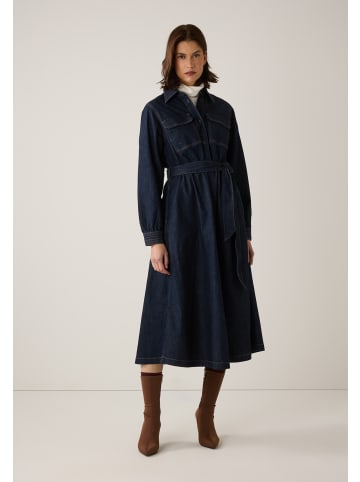 More & More maxilanges, cooles Jeanskleid in dark blue denim