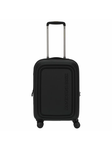 Mandarina Duck Logoduck+ - 4-Rollen-Kabinentrolley 55 cm S erw. (silver) in schwarz