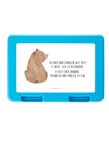 Mr. & Mrs. Panda Bento Box Bär Schulterblick mit Spruch in Weiß