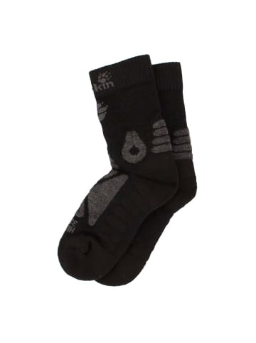 Jack Wolfskin Accessoires Hiking Merino Classic Cut socks in Schwarz