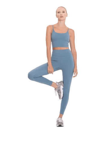 Onamaste Legging Mantra in Hellblau