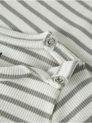 name it Kurzarm Body 3er-Set Gestreift Rundhals Bequem in Grün