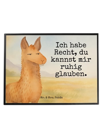 Mr. & Mrs. Panda Ostergeschenk Lamakopf Genervt Design mit Spruch in Weiß